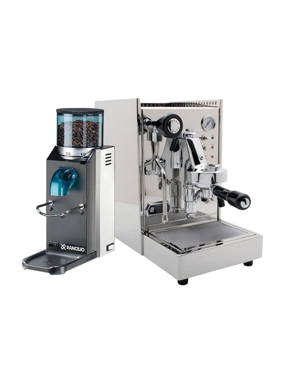 Quick Mill Alexia Evo Rancilio Rocky SD Caffe Italia