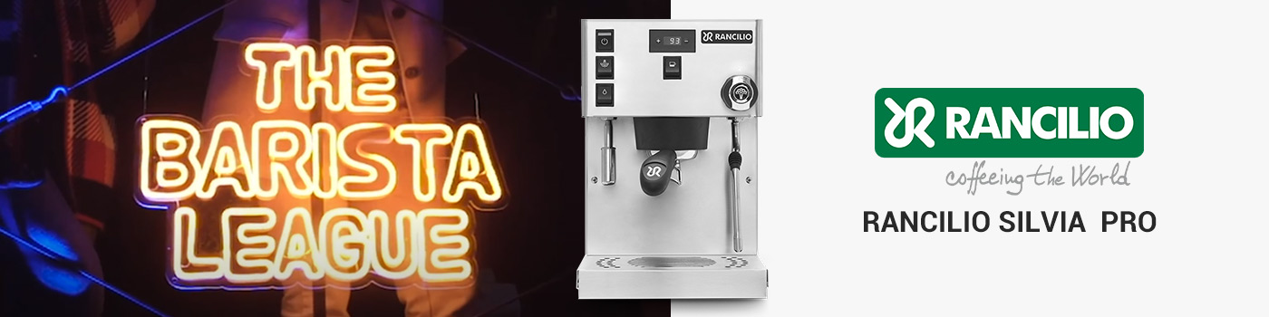 Rancilio Silvia PRO sponsor officiel de l'émission de télé-réalité "The Barista League"