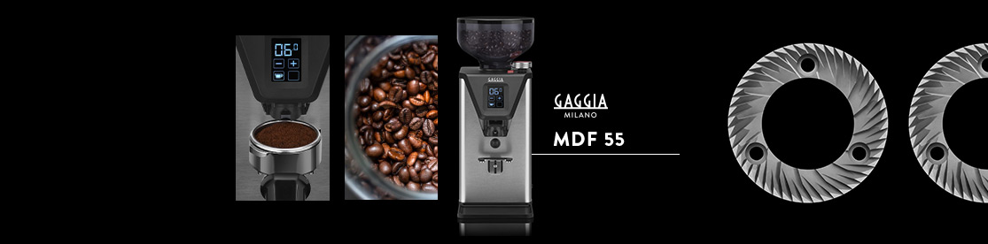 Découvrez le nouveau moulin à café Gaggia MDF 55