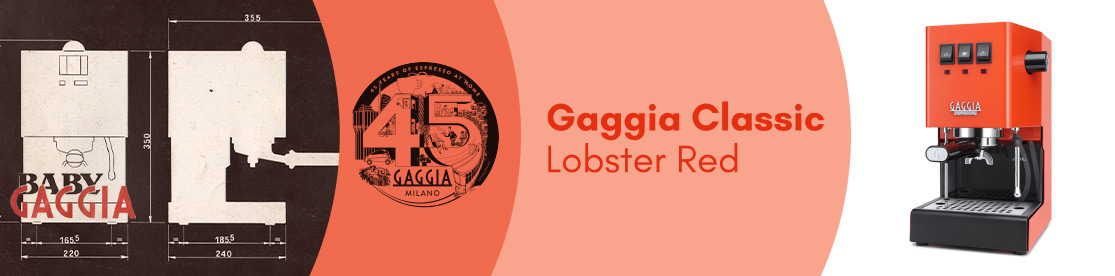 Caffè Italia présente la nouvelle Gaggia Classic Lobster Red