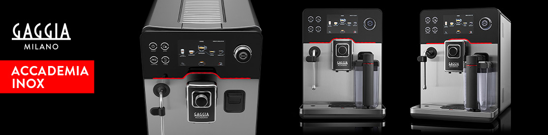 a nouvelle Gaggia Accademia acier inoxydable 